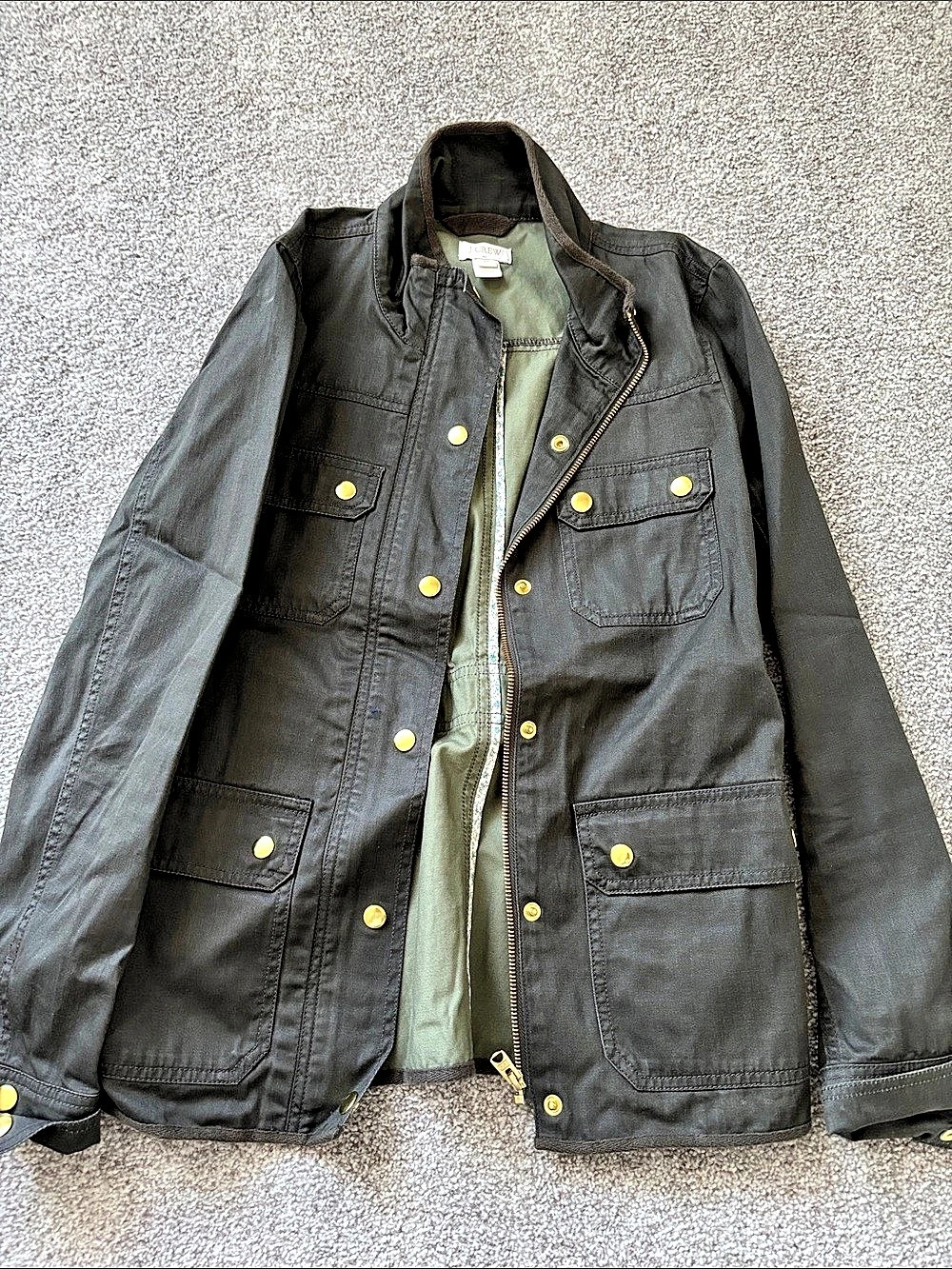 J.Crew The Downtown Field Jacket Utility Jacket Black